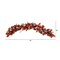 Autumn Maple Leaves, Berry &#x26; Pinecones Fall Artificial Garland Red 6&#x2019;